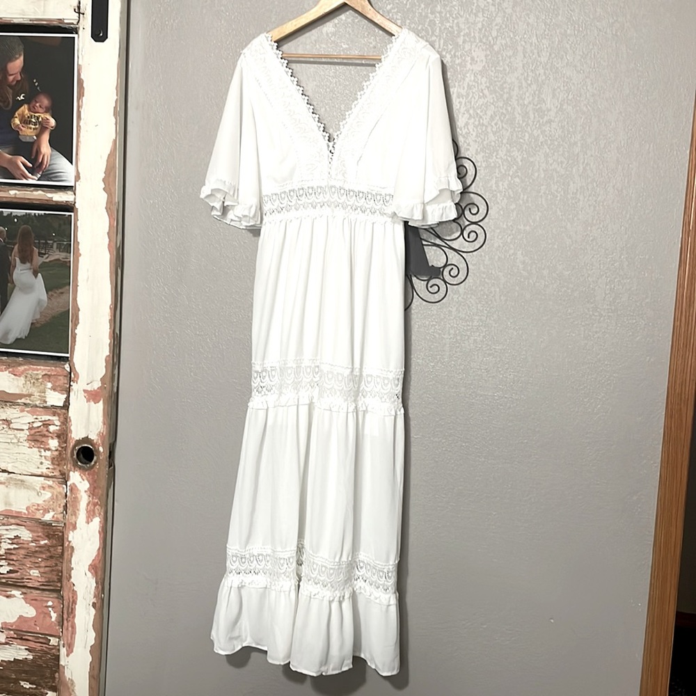 White summer dress